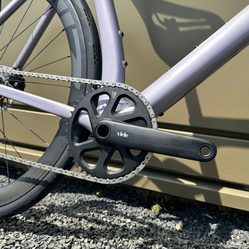 Vielo R+1 Lilac 1x Road bike with SRAM Rival eTap AXS groupset and Zipp 303s Wheels